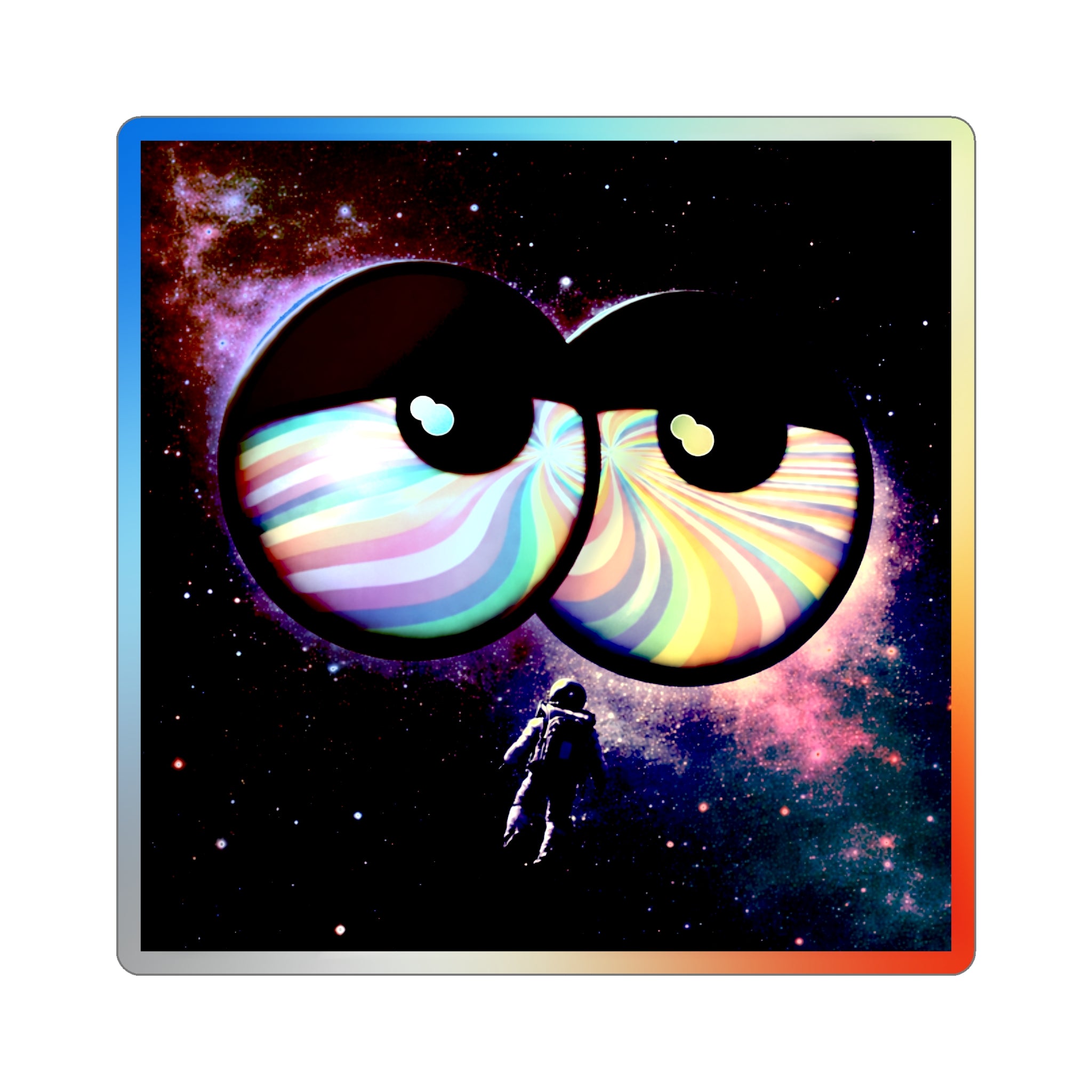 Chronic Galaxy Holographic Sticker