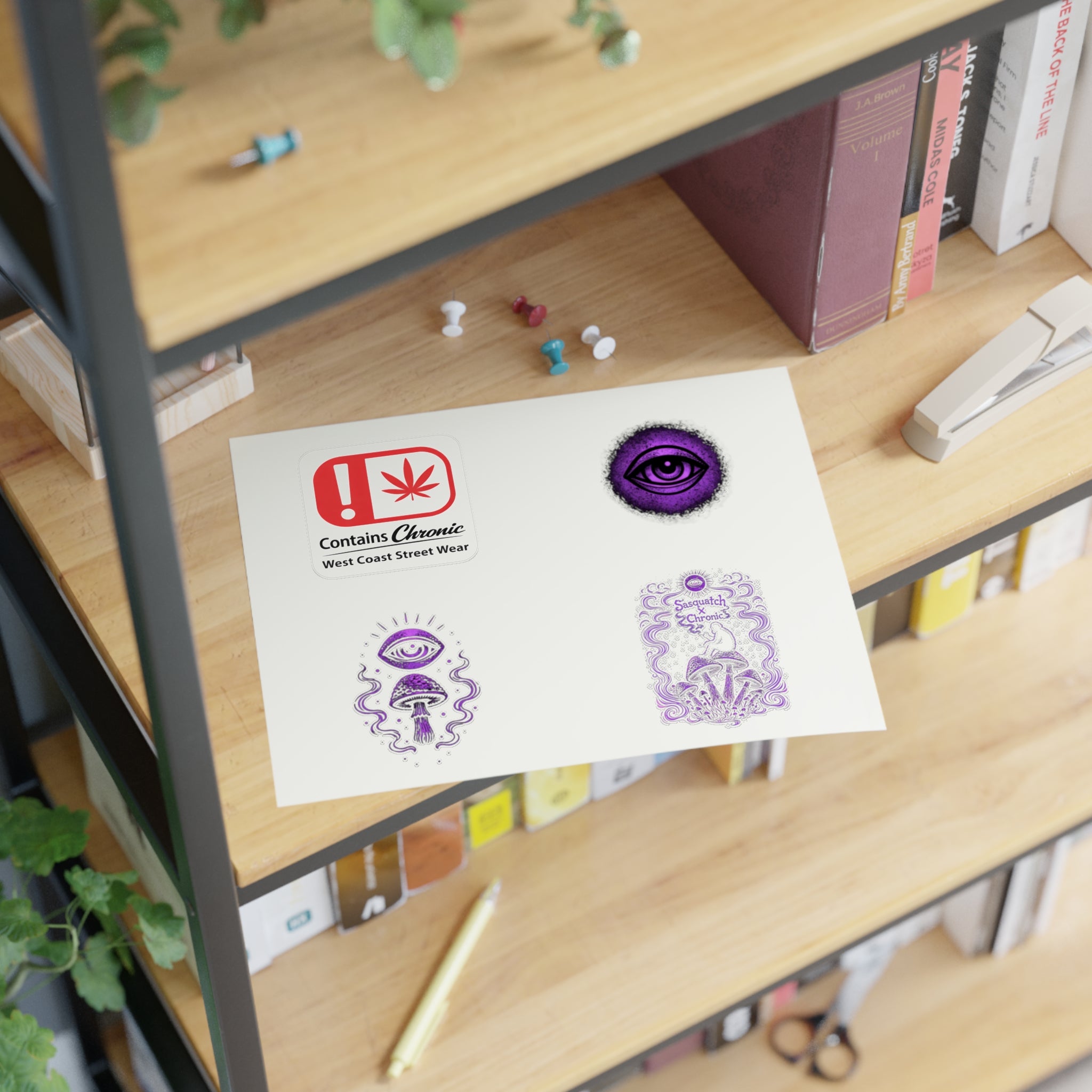 Chronic X Sasquatch Sticker Pack
