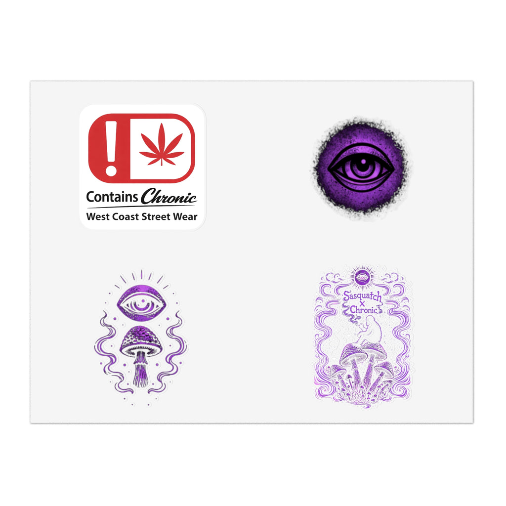 Chronic X Sasquatch Sticker Pack